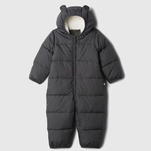 Black snowsuit for toddler